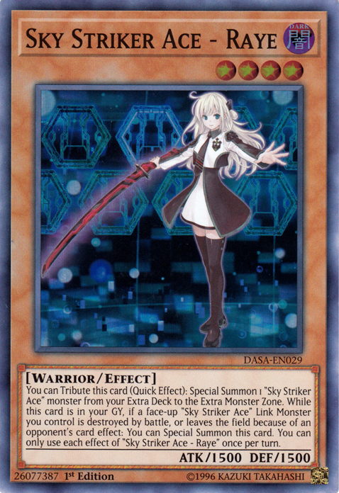 Sky Striker Ace - Raye [DASA-EN029] Super Rare | Exor Games Bridgewater