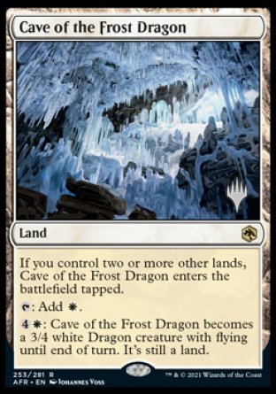 Cave of the Frost Dragon (Promo Pack) [Dungeons & Dragons: Adventures in the Forgotten Realms Promos] | Exor Games Bridgewater