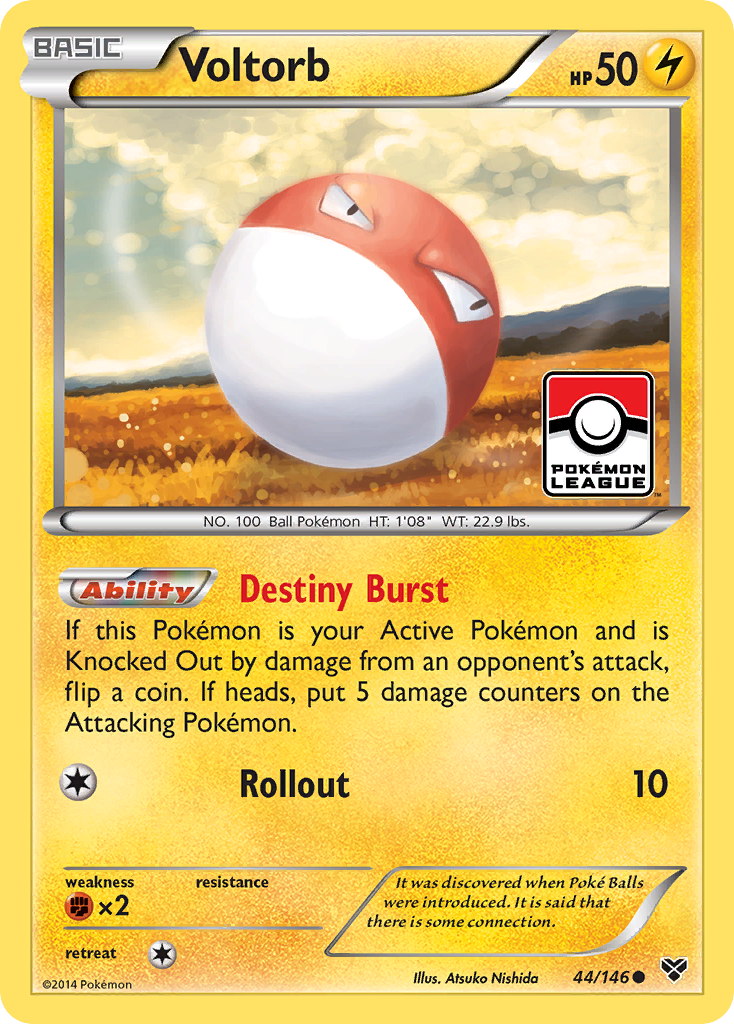 Voltorb (44/146) [XY: Base Set] | Exor Games Bridgewater