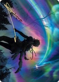 The Prismatic Bridge Art Card (Gold-Stamped Signature) [Kaldheim: Art Series] | Exor Games Bridgewater