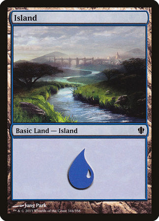 Island (344) [Commander 2013] | Exor Games Bridgewater