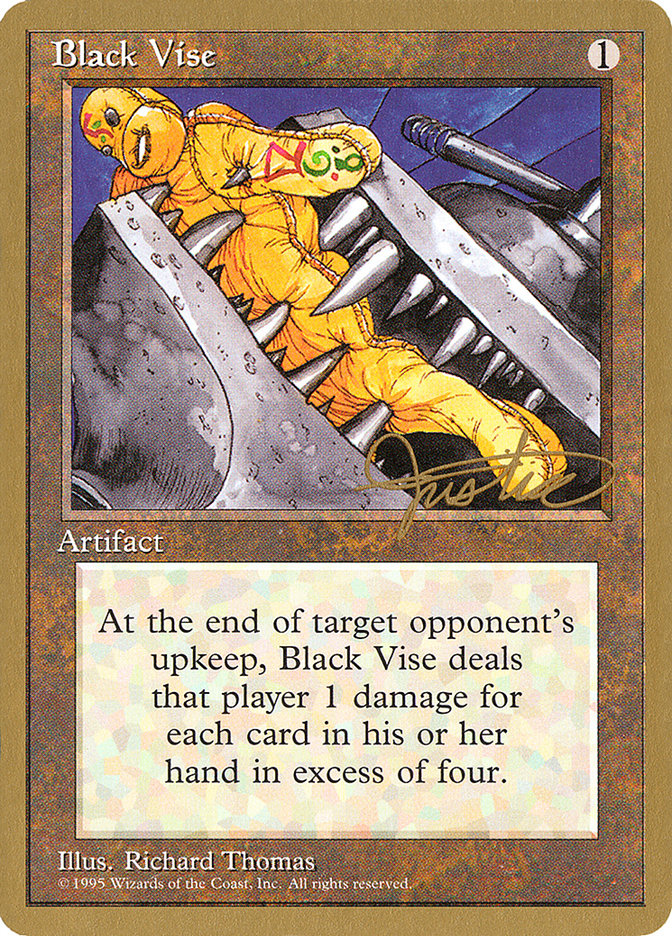 Black Vise (Mark Justice) [Pro Tour Collector Set] | Exor Games Bridgewater