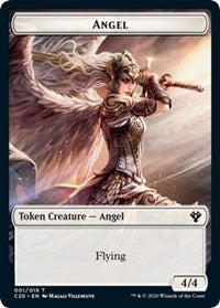 Angel // Elemental (010) Double-sided Token [Commander 2020 Tokens] | Exor Games Bridgewater