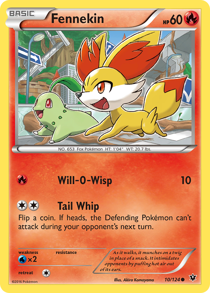 Fennekin (10/124) [XY: Fates Collide] | Exor Games Bridgewater