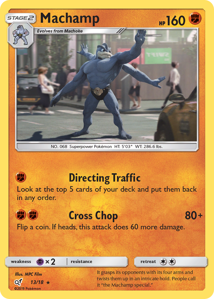 Machamp (13/18) [Sun & Moon: Detective Pikachu] | Exor Games Bridgewater