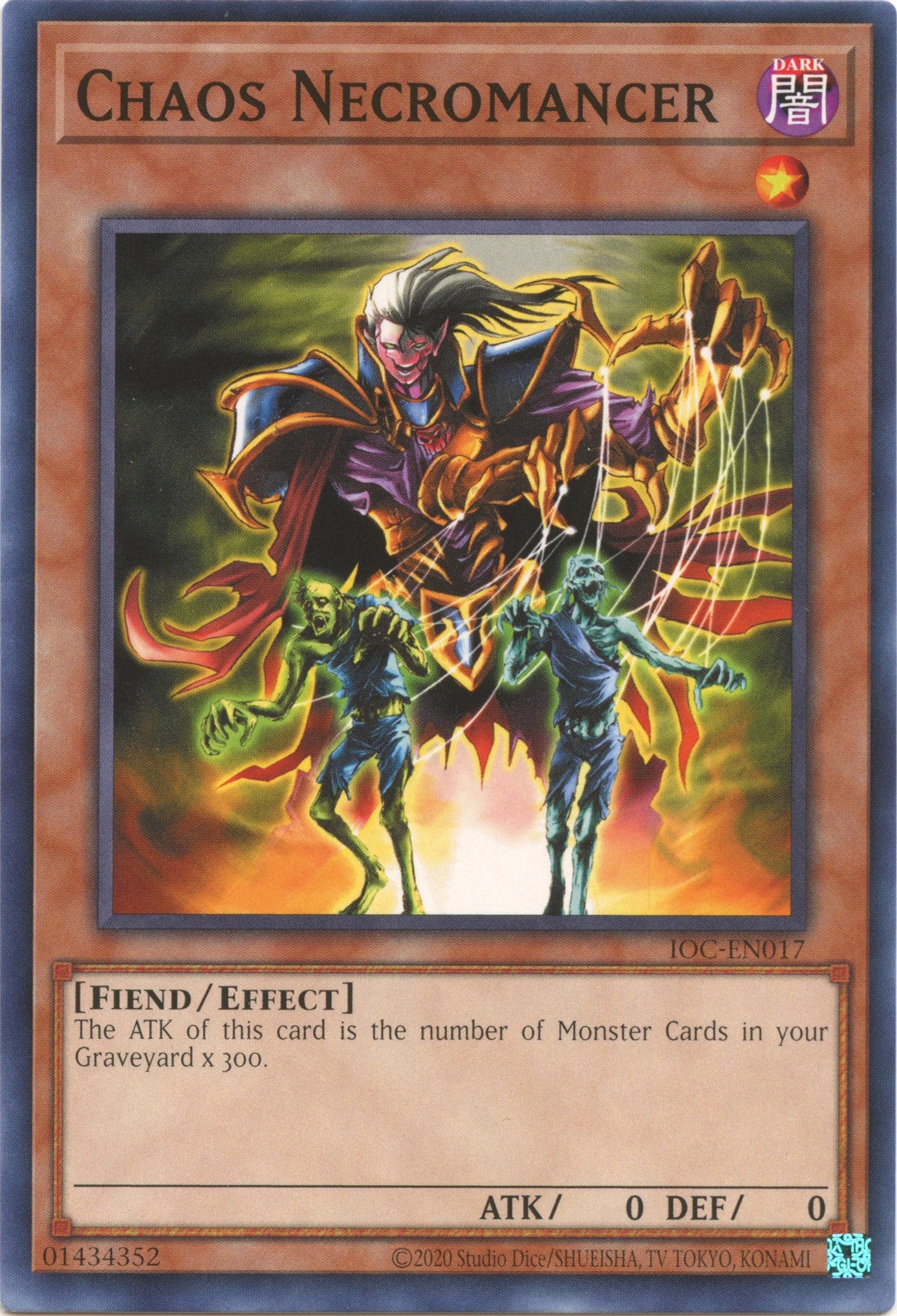 Chaos Necromancer (25th Anniversary) [IOC-EN017] Common | Exor Games Bridgewater