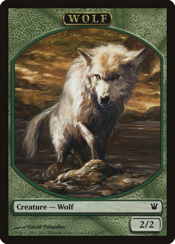 Wolf (12/12) [Innistrad Tokens] | Exor Games Bridgewater