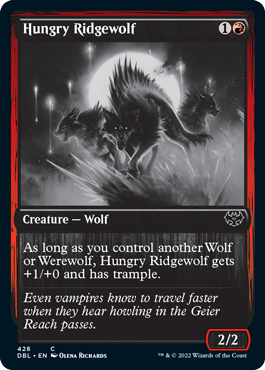 Hungry Ridgewolf [Innistrad: Double Feature] | Exor Games Bridgewater