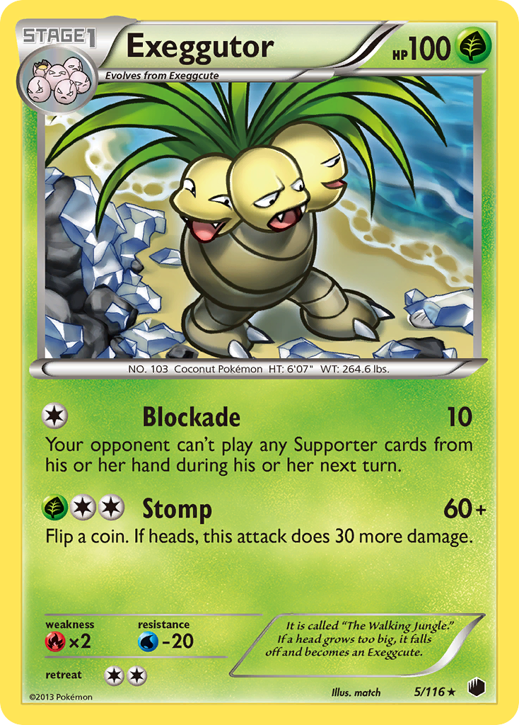 Exeggutor (5/116) [Black & White: Plasma Freeze] | Exor Games Bridgewater