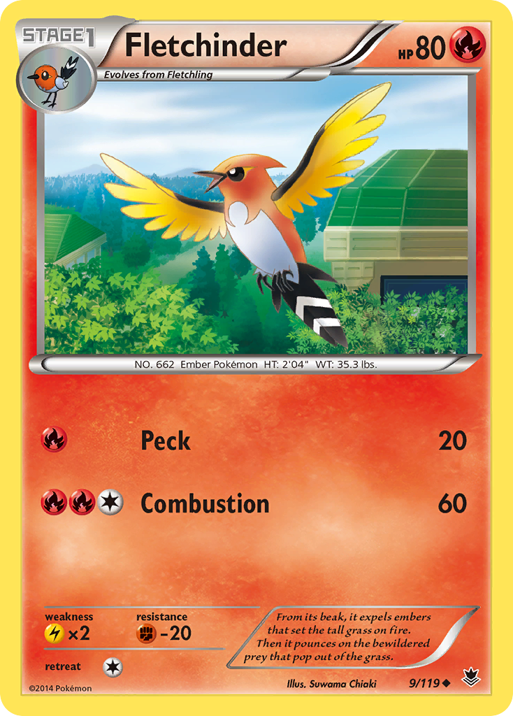 Fletchinder (9/119) [XY: Phantom Forces] | Exor Games Bridgewater