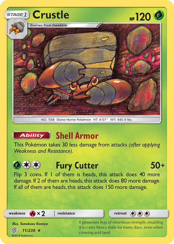 Crustle (11/236) [Sun & Moon: Unified Minds] | Exor Games Bridgewater