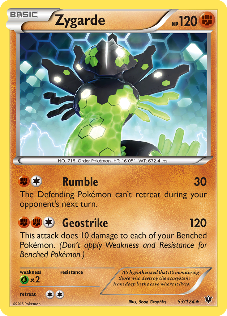 Zygarde (53/124) [XY: Fates Collide] | Exor Games Bridgewater