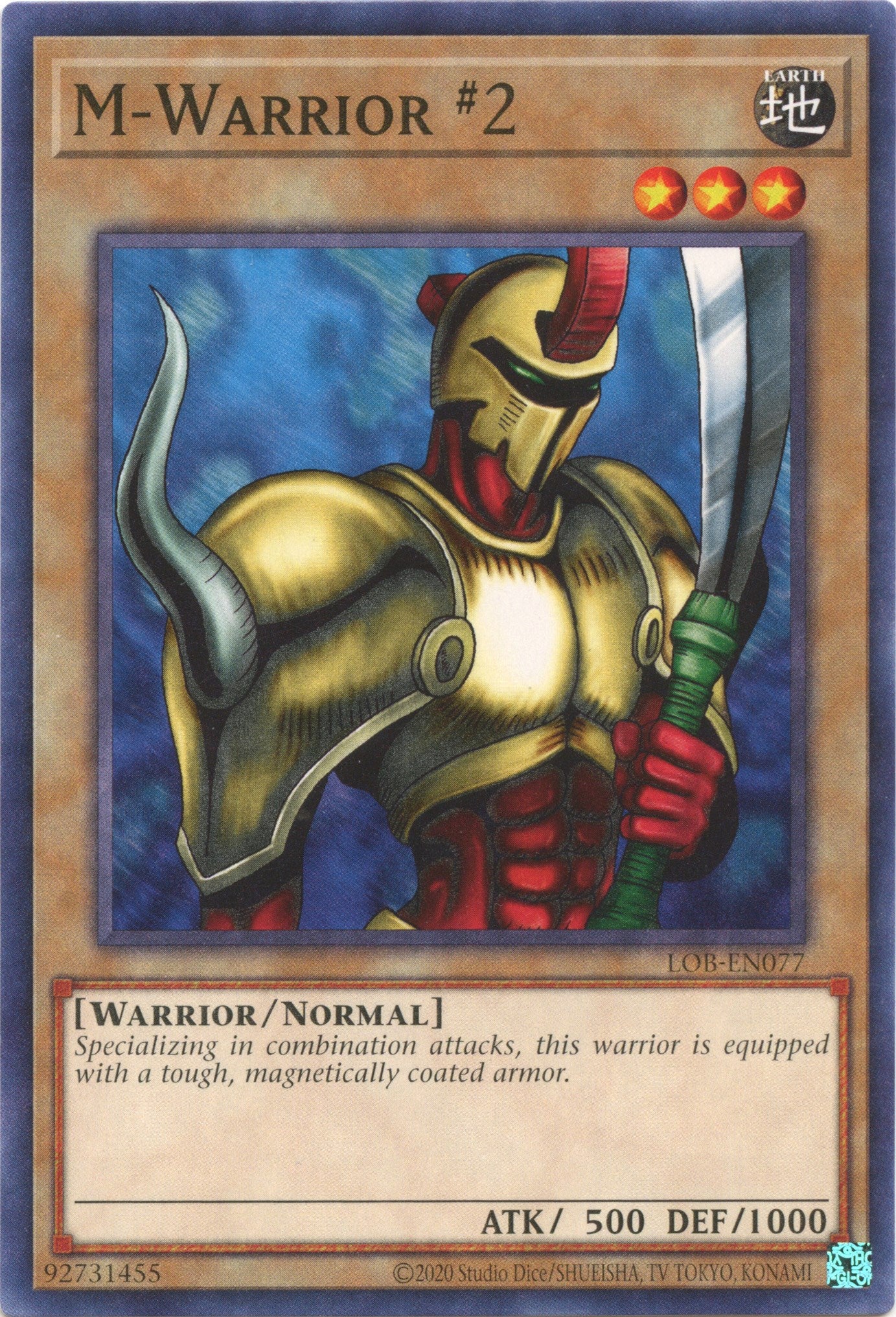 M-Warrior #2 (25th Anniversary) [LOB-EN077] Common | Exor Games Bridgewater