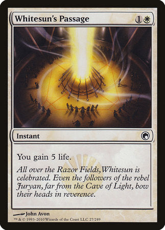 Whitesun's Passage [Scars of Mirrodin] | Exor Games Bridgewater