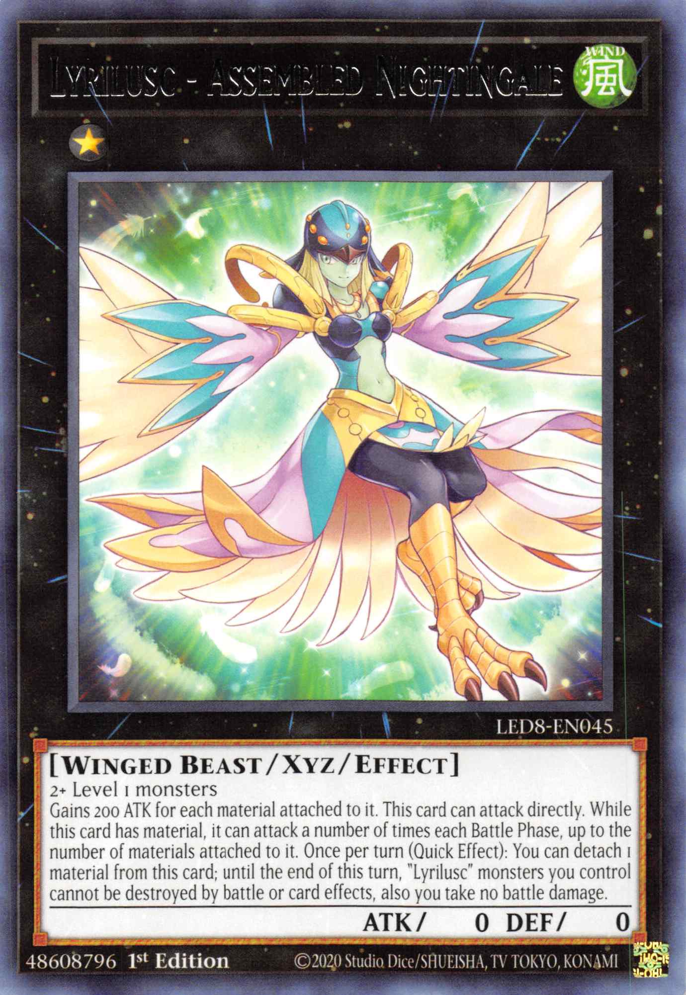 Lyrilusc - Assembled Nightingale [LED8-EN045] Rare | Exor Games Bridgewater