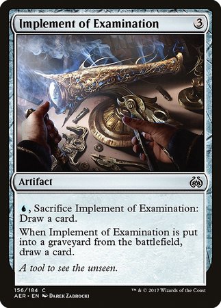 Implement of Examination [Aether Revolt] | Exor Games Bridgewater