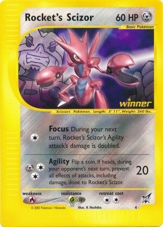 Rocket's Scizor (4) (Jumbo Card) [Best of Promos] | Exor Games Bridgewater