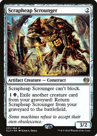 Scrapheap Scrounger [Kaladesh Promos] | Exor Games Bridgewater