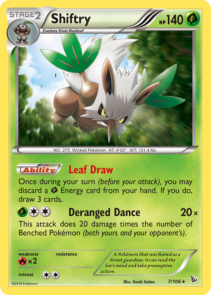 Shiftry (7/106) [XY: Flashfire] | Exor Games Bridgewater