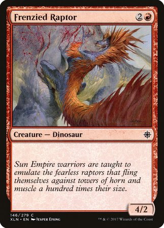 Frenzied Raptor [Ixalan] | Exor Games Bridgewater