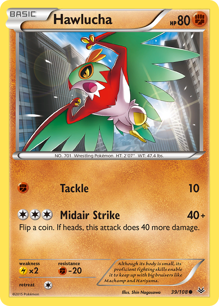 Hawlucha (39/108) [XY: Roaring Skies] | Exor Games Bridgewater