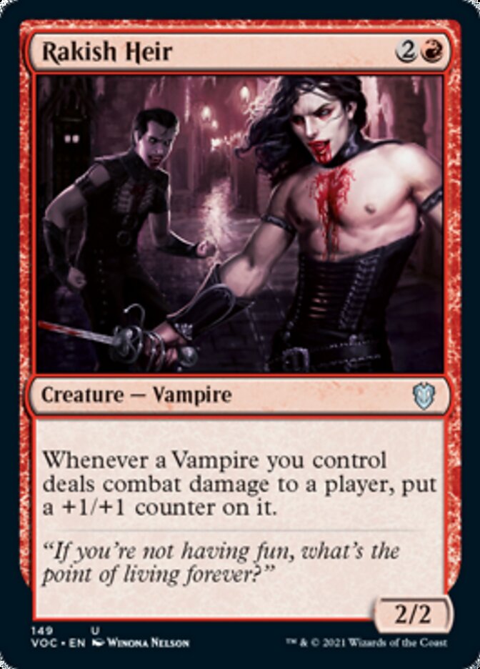 Rakish Heir [Innistrad: Crimson Vow Commander] | Exor Games Bridgewater