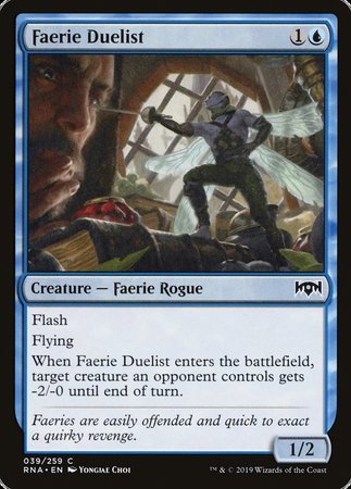 Faerie Duelist [Ravnica Allegiance] | Exor Games Bridgewater