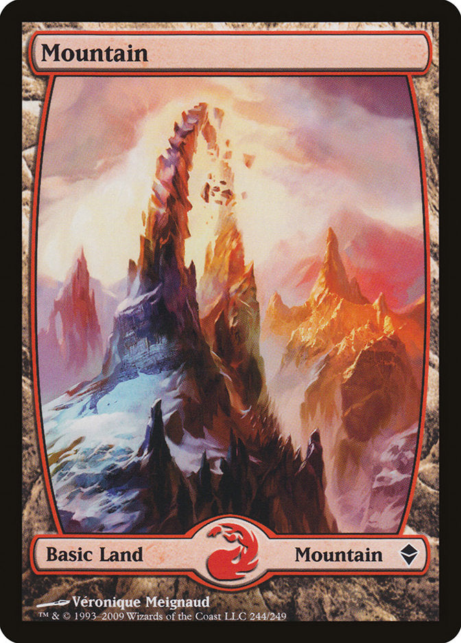 Mountain (244) [Zendikar] | Exor Games Bridgewater