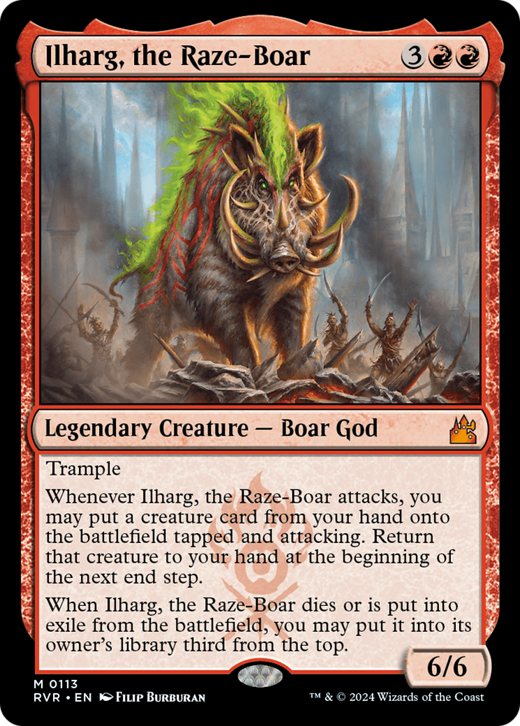 Ilharg, the Raze-Boar [Ravnica Remastered] | Exor Games Bridgewater