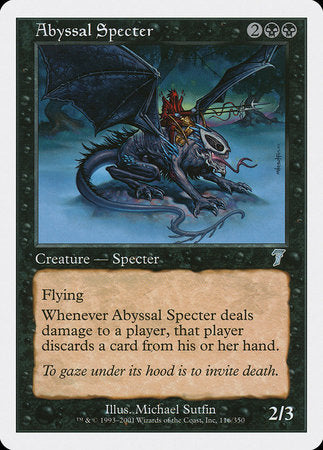 Abyssal Specter [Seventh Edition] | Exor Games Bridgewater