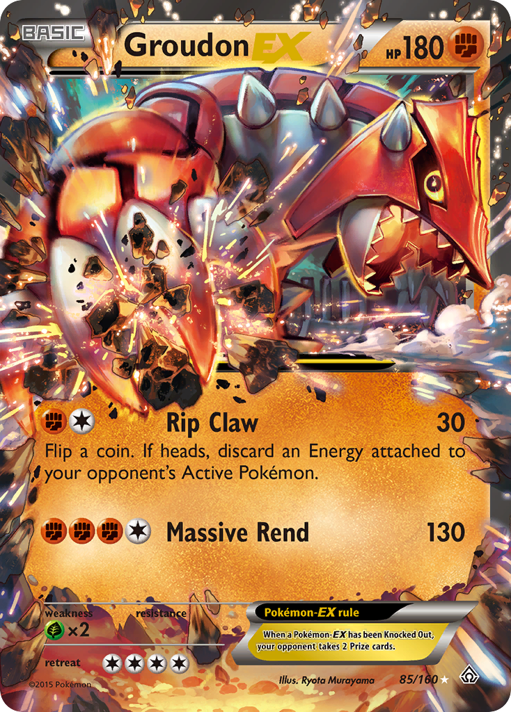 Groudon EX (85/160) [XY: Primal Clash] | Exor Games Bridgewater