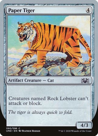 Paper Tiger [Unsanctioned] | Exor Games Bridgewater