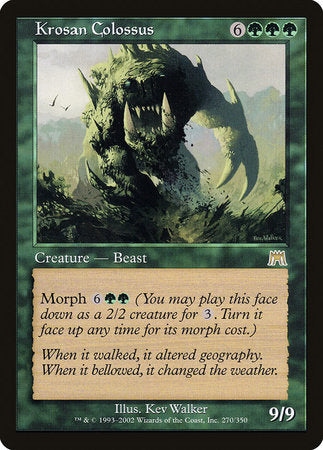 Krosan Colossus [Onslaught] | Exor Games Bridgewater