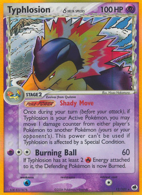 Typhlosion (12/101) (Delta Species) [EX: Dragon Frontiers] | Exor Games Bridgewater