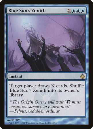 Blue Sun's Zenith [Mirrodin Besieged] | Exor Games Bridgewater