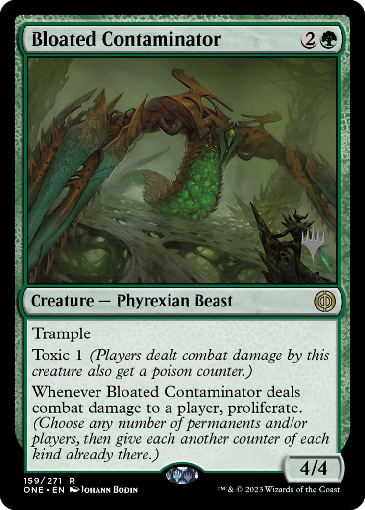 Bloated Contaminator (Promo Pack) [Phyrexia: All Will Be One Promos] | Exor Games Bridgewater