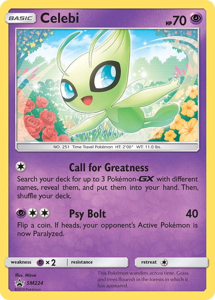 Celebi (SM224) [Sun & Moon: Black Star Promos] | Exor Games Bridgewater