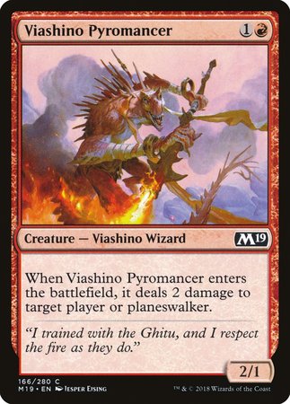 Viashino Pyromancer [Core Set 2019] | Exor Games Bridgewater