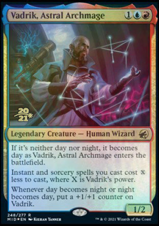 Vadrik, Astral Archmage [Innistrad: Midnight Hunt Prerelease Promos] | Exor Games Bridgewater