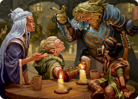 You Meet in a Tavern Art Card [Dungeons & Dragons: Adventures in the Forgotten Realms Art Series] | Exor Games Bridgewater