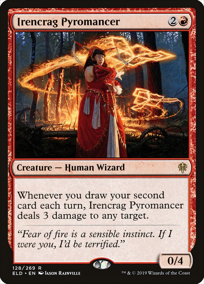 Irencrag Pyromancer [Throne of Eldraine] | Exor Games Bridgewater