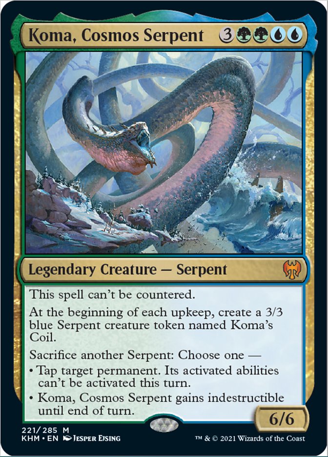 Koma, Cosmos Serpent [Kaldheim] | Exor Games Bridgewater