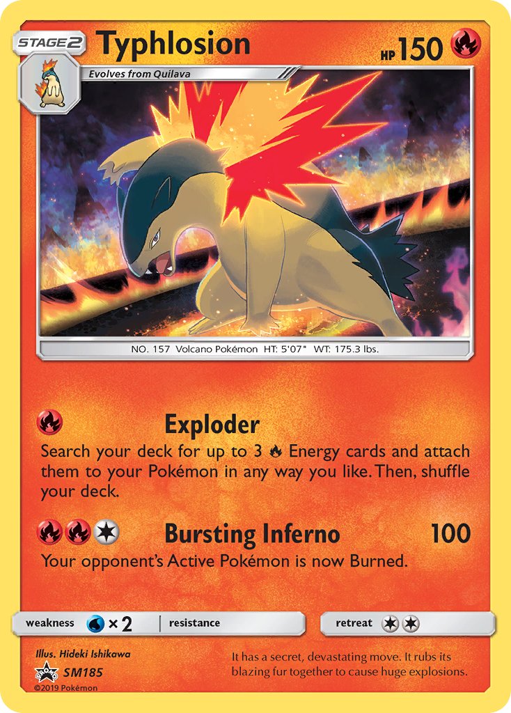 Typhlosion (SM185) [Sun & Moon: Black Star Promos] | Exor Games Bridgewater