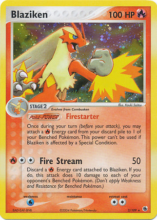 Blaziken (3/109) (Cosmos Holo) [EX: Battle Stadium] | Exor Games Bridgewater