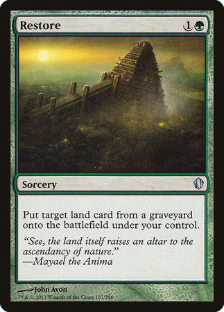 Restore [Commander 2013] | Exor Games Bridgewater