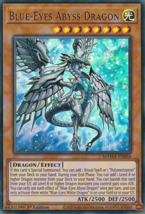 Blue-Eyes Abyss Dragon [MAMA-EN056] Ultra Rare | Exor Games Bridgewater