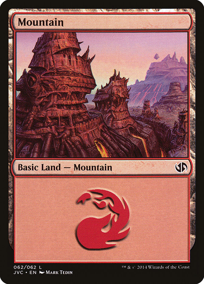 Mountain (62) [Duel Decks Anthology] | Exor Games Bridgewater