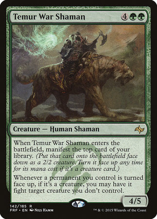 Temur War Shaman [Fate Reforged] | Exor Games Bridgewater