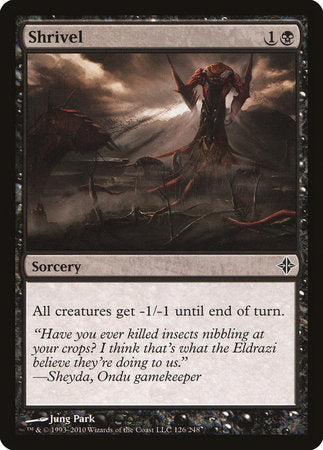 Shrivel [Rise of the Eldrazi] | Exor Games Bridgewater