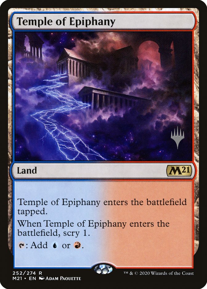 Temple of Epiphany (Promo Pack) [Core Set 2021 Promos] | Exor Games Bridgewater